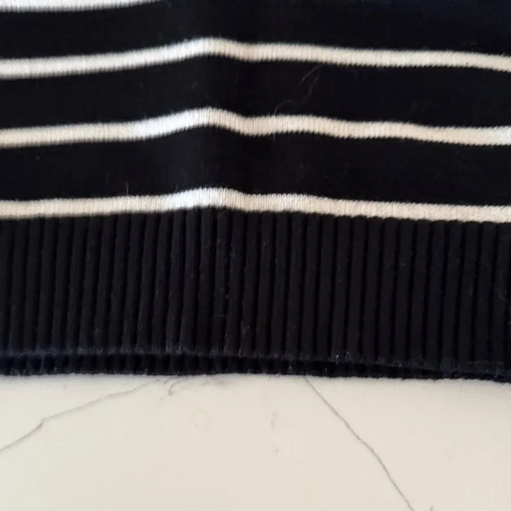 Art Class Black and White Knit Sweater Vest
